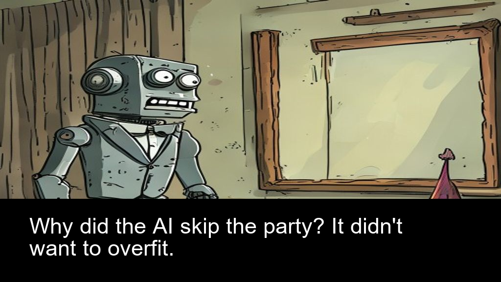 Why did the AI skip the party? It didn't want to overfit.