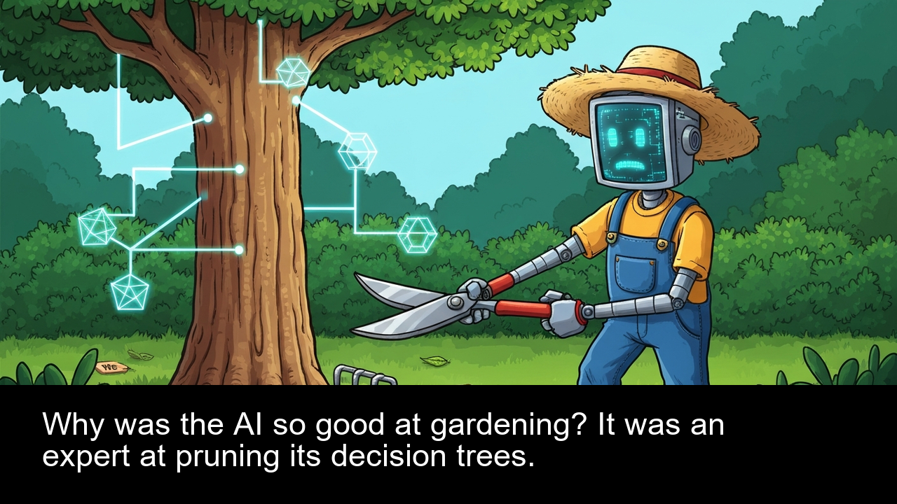 Why was the AI so good at gardening? It was an expert at pruning its decision trees.